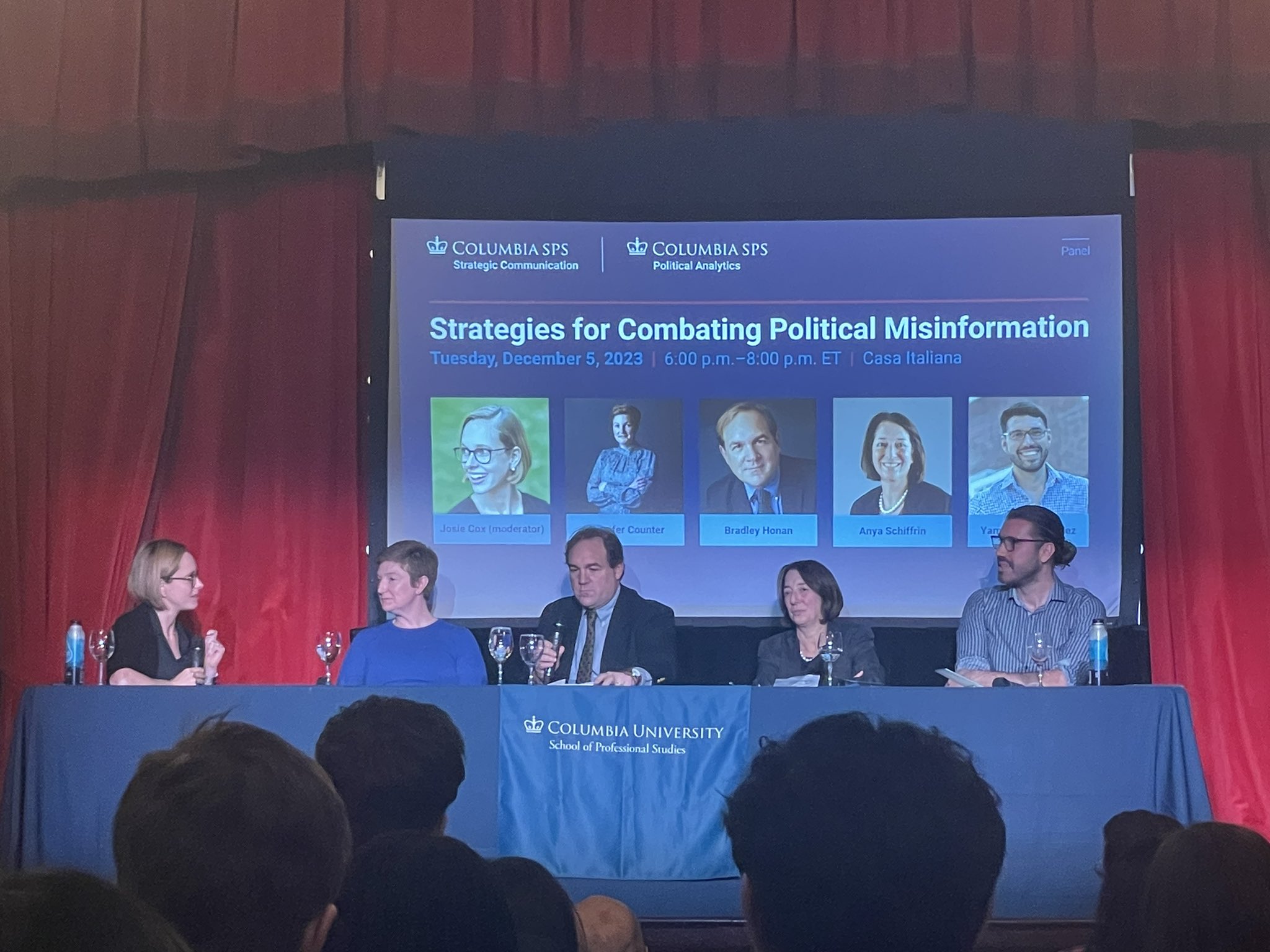 Bradley Honan joined Columbia University panel on Misinformation and Disinformation